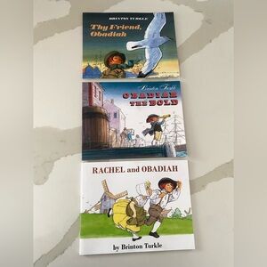 set of three children's books by Brinton Turkle from the Obadiah series